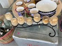 MODEN HOME DECOR 7 CANDLE HOLDER TABLE ART