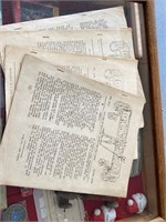 LOCAL ITEM - 4 GHS DEVIL STUDENT PAPERS LOT 1940'S