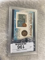 INDIAN HEAD COIN AND STAMP SET