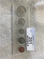 1972 UNCIRCULATED 5 COIN SET IN HOLDER