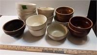 Antique Small Stoneware Bowls