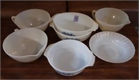 Vintage Fire King White Serving Pieces