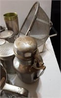 Vintage Kitchen Utensils - aluminum