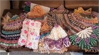 Lot of Vintage Large Sized Doilies