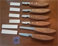 Set of (6) Whittlin' Jack Wood Carving Knives