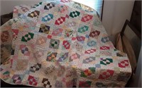 Vintage Quilt - approx 80" x 120"
