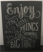 ENJOY THE LITTLE THINGS IN LIFE DECOR