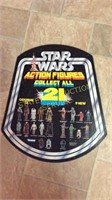1977 Star Wars Action Figure display