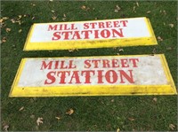 Mill Street Station Sign