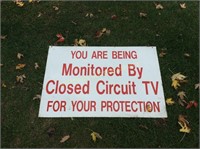 You are being monitored Sign