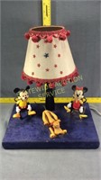 Mickey & Minnie Mouse lamp