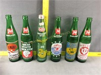 7up Collectible glass bottles