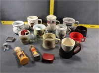 Mustache Cups and Shaving items