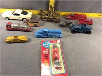 Toy cars & twin jack set