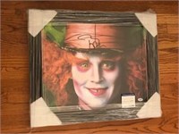 Johnny Depp rare autographed 16 x 20 frame PSA