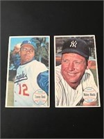 1964 Mickey Mantle and Tommy Davis giant baseball
