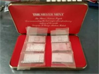 The Silver Mint Ingot collection 120 grams