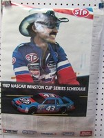 1987 Winston Cup Nascar Schedule Poster