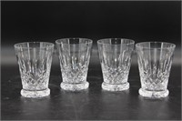4 Waterford "Lismore" Footed Tumblers