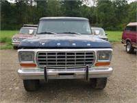1979 Ford F100 2WD 302 AT Lifted title, no key