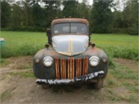 1946 Ford Flathead stick dump truck TMU no tiltle,