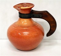 Franciscan Pottery Wood Handle Gladding Pitcher