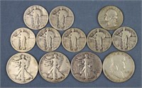 (12) US Silver Coins, See Description