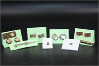 Assorted Mens Cufflinks and Tie Bars