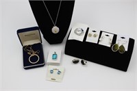 Assorted Sterling Silver & Gemstone Jewelry