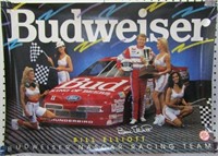 Bill Elliott Budweiser Racing Team Nascar Poster