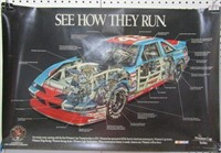 See How They Run Vintage Nascar Poster