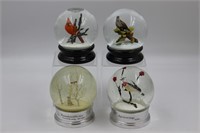 4 Bird Water Globes