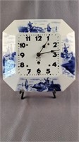 Blue & White Clock