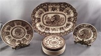 Spode Dishes in "Celebration" Pattern 17pc