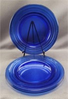 Cobalt Blue Plates 5pc