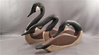 Wooden Water-Fowl Figurines 3pc