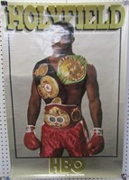 Vintage Evander Holyfield HBO Boxing Poster