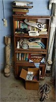 Bookcase and Contents, Picture frames, Books,