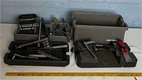 Plastic Craftsman Tool Box and Contents,