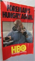 Foreman's Hungry Again HBO Boxing Poster