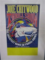 Vintage Joie Chitwood Thrill Show Poster