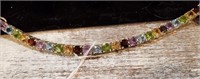 Super Tennis Bracelet -  Genuine Multi Stones