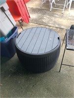 Plastic Outdoor Round Bin