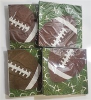 *4PCS*2-PLY GAME DAY FOOTBALL NAPKINS