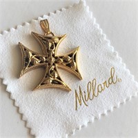 Designer Millard Maltese Cross Pendant $249