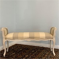 French Style Upholstered Bench
