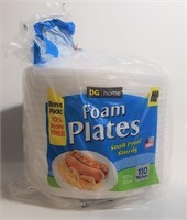 *110PLATES* FOAM PLATES SOAK PROOF STURDY