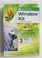 DUCK WINDOW KIT CRYSTEL CLEAR INSULATING FILM