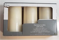 TRUELIVING FLAMELESS CANDLES WITH TIMER