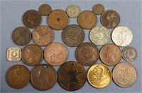 Group of Old Foreign Coins & Medals